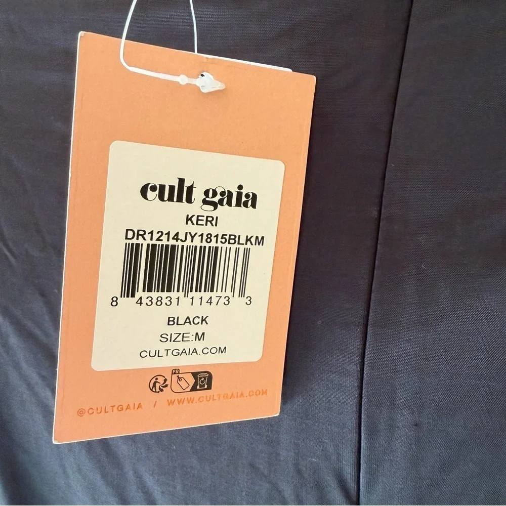 Cult Gaia Keri Dress Black Maxi cutout jersey slinky gown NWT Revolve $898 M - Picture 11 of 12